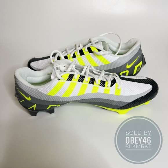 Nike Vapor Edge Speed 360 Volt/White/Grey Football Cleats DQ5110-071 - Picture 5 of 6